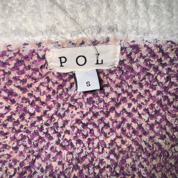 POL Butterfly & Leopard Colorblock Cardigan Sweater Oversized Boho Cozy - Picture 5 of 6